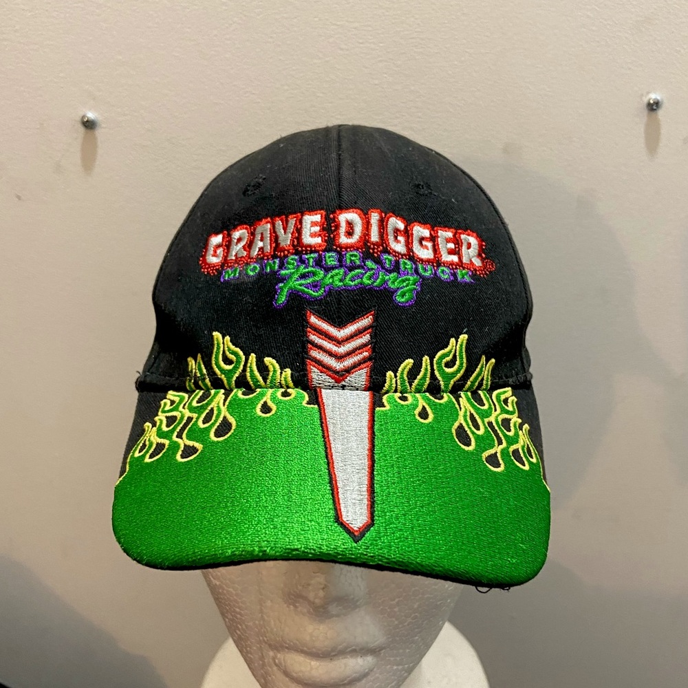 Vintage grave digger racing hat